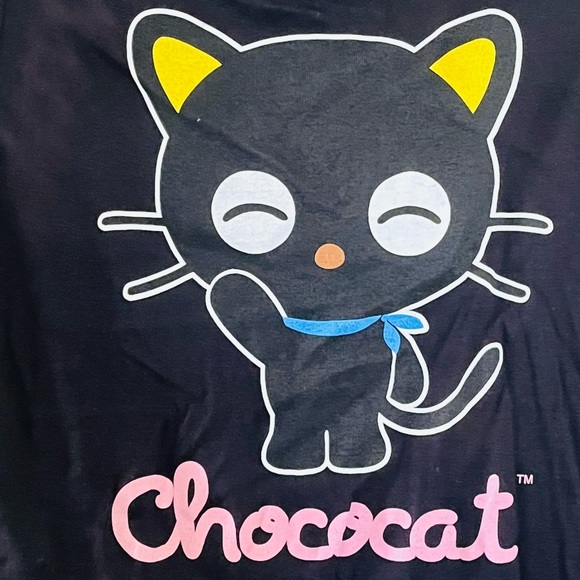 Sanrio x Bioworld Chococat Black Graphic Baby Tee - Picture 4 of 4